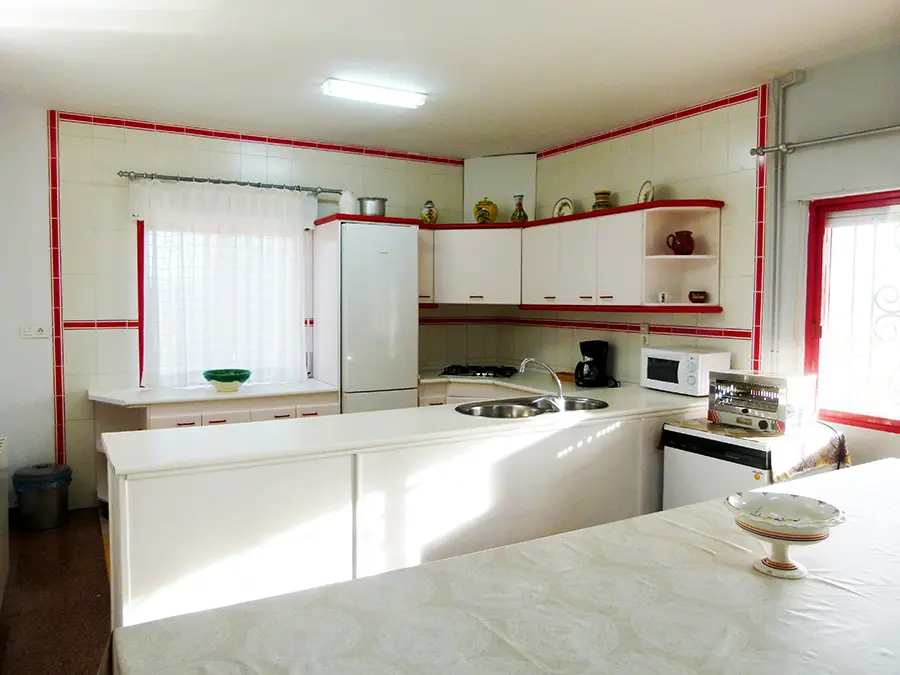 Cocina casa rural Altozano en Moratalla