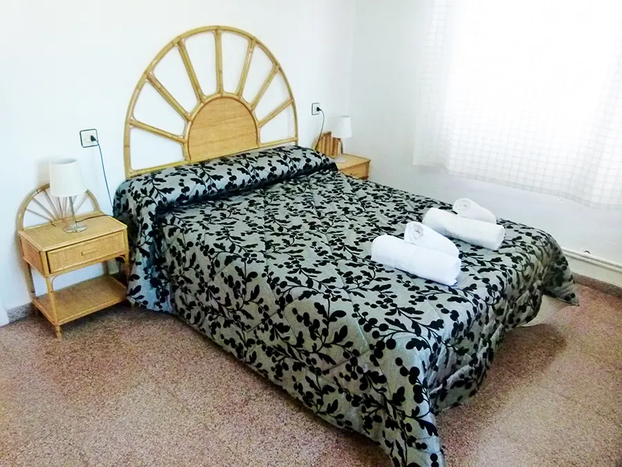 Dormitorio casa rural Altozano en Moratalla