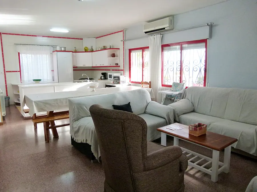 Salón casa rural Altozano en Moratalla